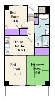 トップアイランドコーポの間取り画像