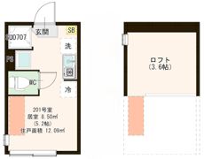 メゾン フルール 小岩駅前の間取り画像