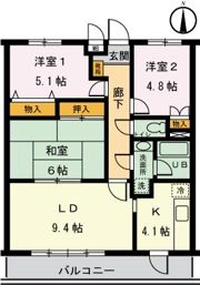 パインホームズの間取り画像