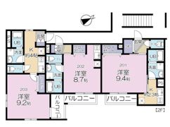 サニーヤード下総中山の間取り画像