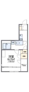 レオパレスリバーポイント小岩IIの間取り画像
