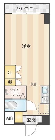 ニューガイアリルーム葛西駅南No.20の間取り画像