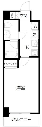 PARK SQUARE国府台の間取り画像