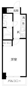 PARK SQUARE国府台の間取り画像