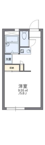レオパレスM－47の間取り画像