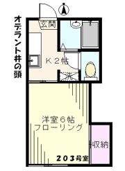 オデラント井の頭の間取り画像