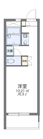 レオパレス谷津の間取り画像