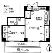 サンライズコスモスIIの間取り画像