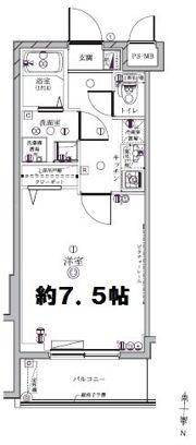 ディアレイシャス中野新橋の間取り画像