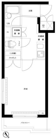 ルーブル早稲田参番館の間取り画像