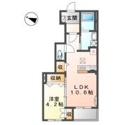 アジュールの間取り画像