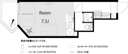 パステルコート神田岩本町の間取り画像
