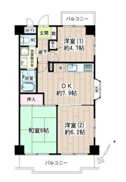 ナイスリブレスト上末吉の間取り画像