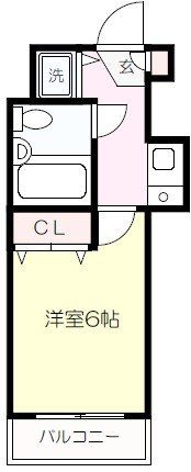 クリオ武蔵新城弐番館の間取り画像