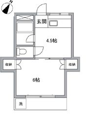 ハイム花咲町の間取り画像