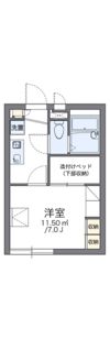 レオパレスコート アベIIの間取り画像