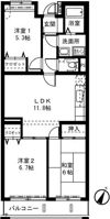 ライネスハイムIIの間取り画像