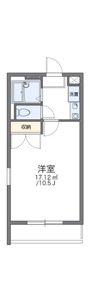 レオパレス柿ノ木の間取り画像