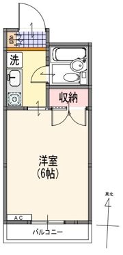 コーポラスモリノの間取り画像