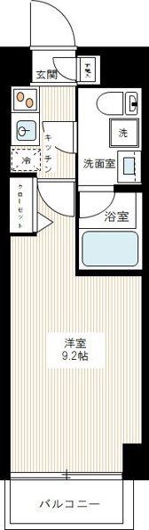 MAXIV赤羽西AZの間取り画像