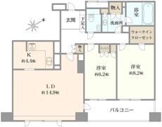 クリオレミントンハウス恵比寿の間取り画像