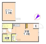 サンハイムMの間取り画像