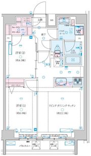 GENOVIA新子安の間取り画像