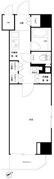 ルーブル浜松町の間取り画像
