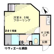 リヴィエール瀬田の間取り画像