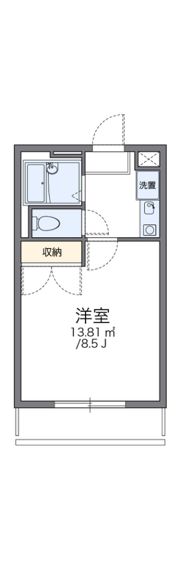 レオパレスカメリア弐番館の間取り画像