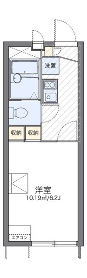 レオパレスコーワ ビレッジの間取り画像