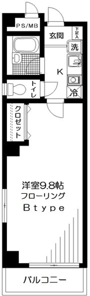 ラルク赤羽の間取り画像