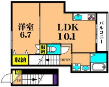 シャルマン西大井の間取り画像