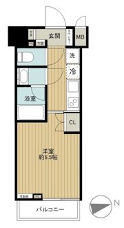 ZOOM品川南の間取り画像