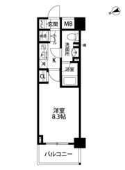 サンパレス駒込壱番館の間取り画像