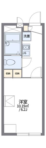 レオパレスフォレストIIの間取り画像