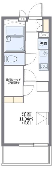 レオパレスメイローズの間取り画像