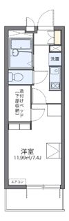 レオパレスモワの間取り画像