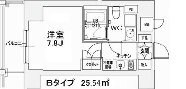 エスティメゾン王子の間取り画像