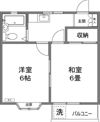 新田宝コーポの間取り画像