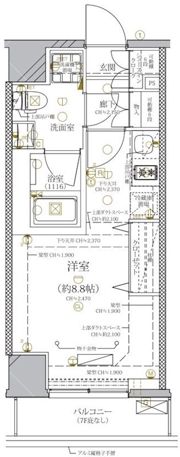 ディアレイシャス本所蔵前の間取り画像