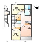 コーポ虹の橋の間取り画像