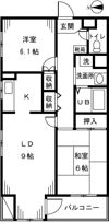 パピヨンアゼリアの間取り画像