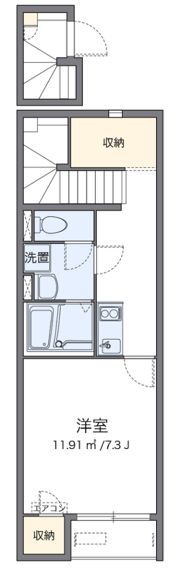 レオネクストブラウニー国立の間取り画像