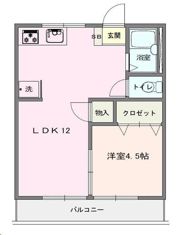 メゾンいしかわの間取り画像