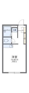 レオパレス武蔵砂川Iの間取り画像
