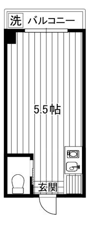 ハロー国立の間取り画像