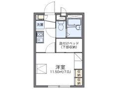 レオパレスchez toiの間取り画像
