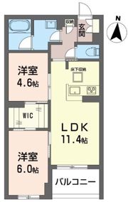 アルフラット万願寺の間取り画像
