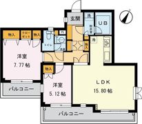 ビューラー八成山の間取り画像